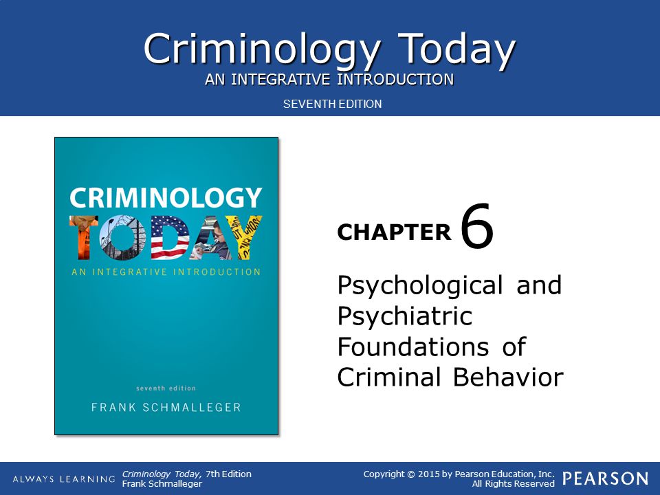 Criminal Behavior Seventh Edition-
